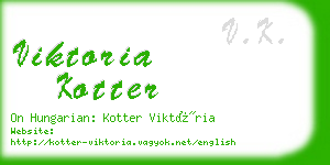 viktoria kotter business card